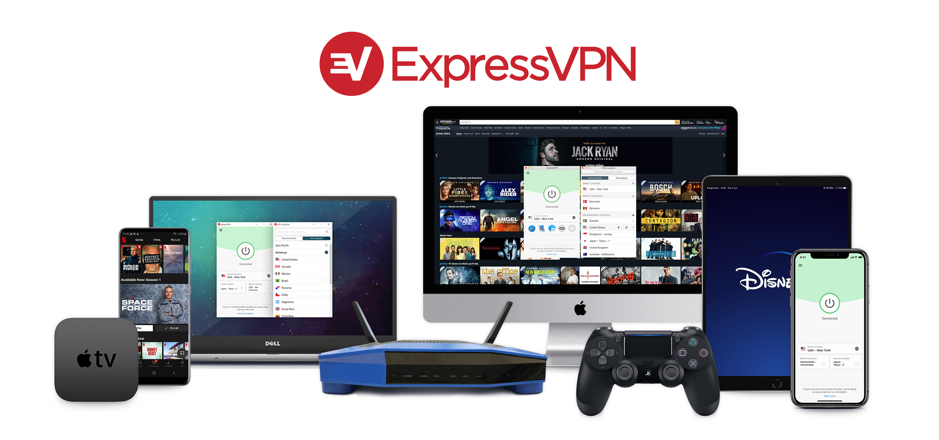 ExpressVPN - best fake GPS VPN