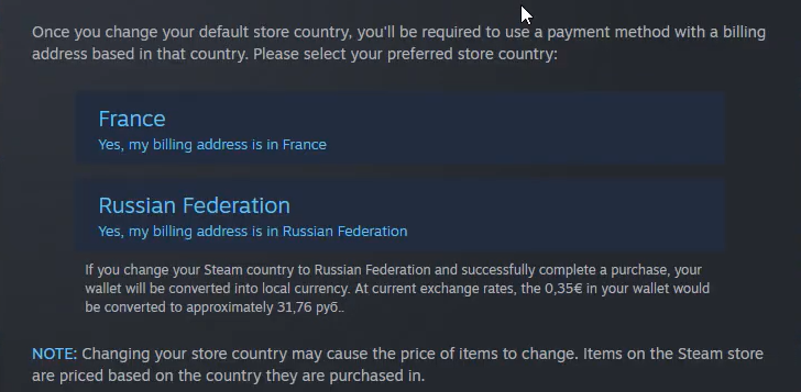 steam store change prompt