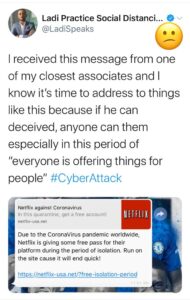 Covid-19 Cyber Scam