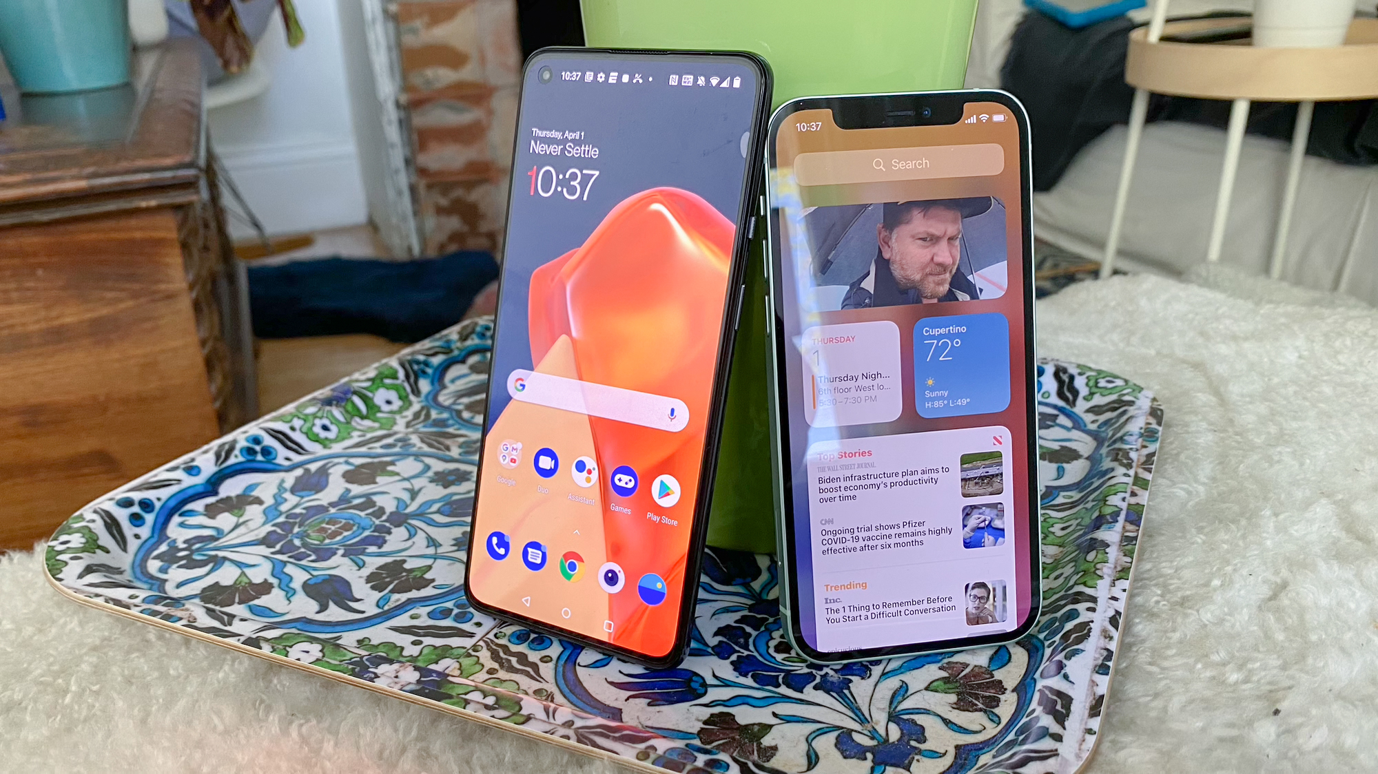 OnePlus 9 vs. iPhone 12