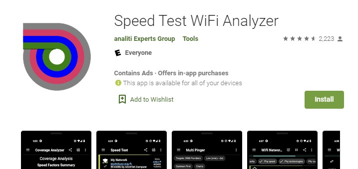 Speed Test WiFi Analyzer