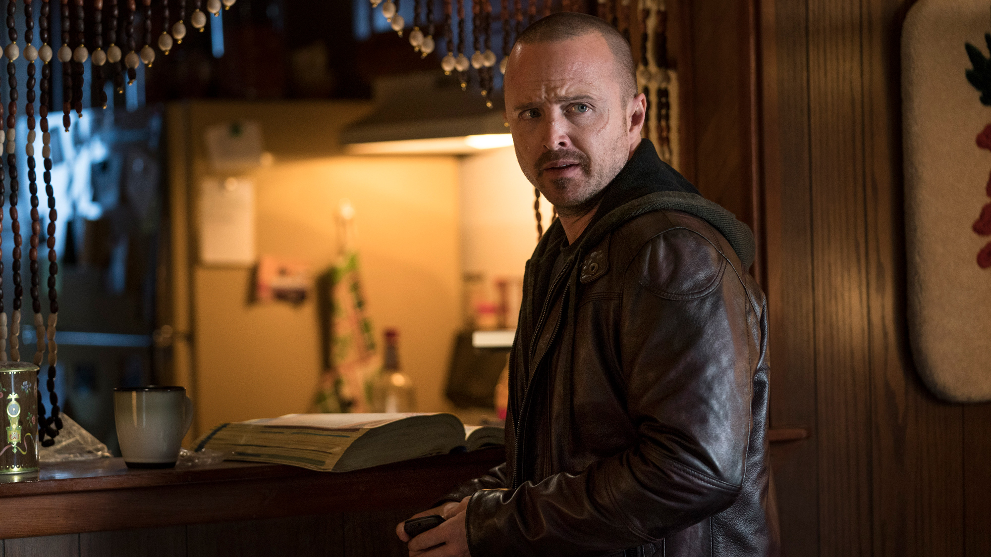 Aaron Paul as Jesse Pinkman in El Camino, one of the best Netflix movies