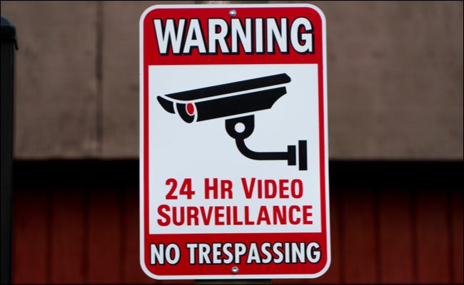 Video recording in progress sign