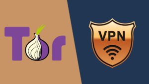 Tor and VPN logos
