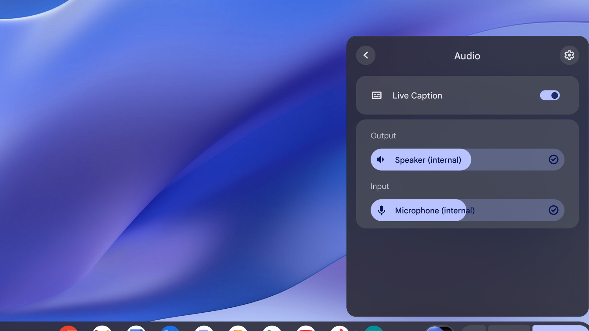 Chromebook Audio settings redesigned