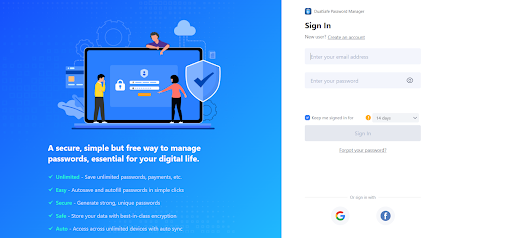iTop DualSafe Password Manager