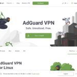 AdGuard VPN official website screenshot