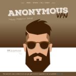 Anonymous VPN official website screenshot