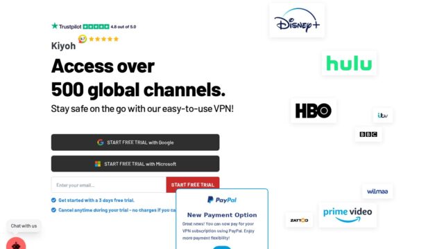 Getflix official website screenshot