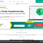 Kaspersky VPN official website screenshot