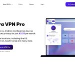 Opera VPN official website screenshot