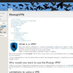 RiseupVPN official website screenshot